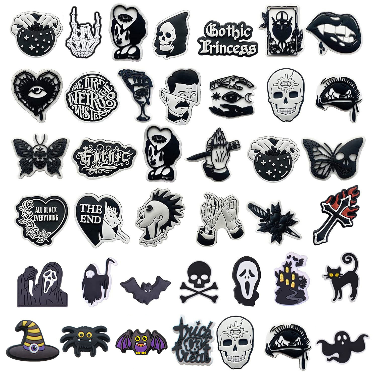 Women'S Accessories For Crocs - Horror Halloween Shoe Charms for Crocs