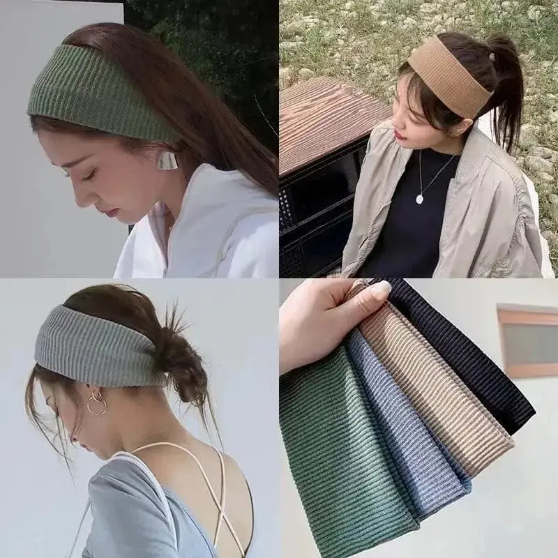 Women'S Running Accessories - Elastic Solid Color Hair Bands for