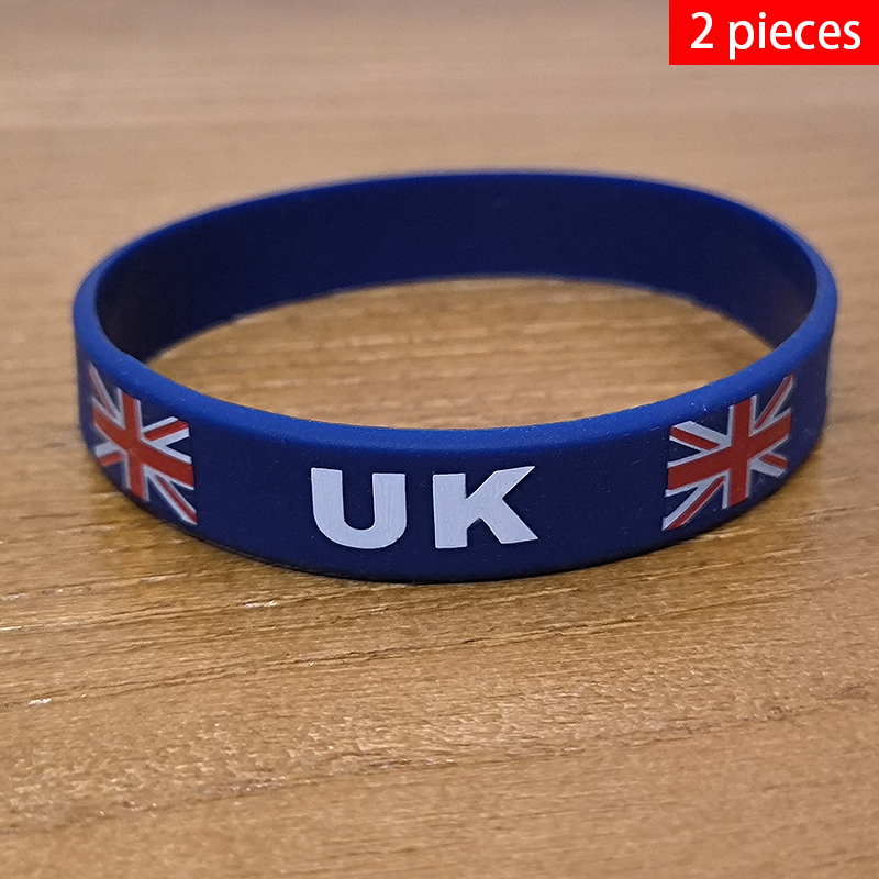 2pcs UK National Flag Wristban - Women'S Accessories Uk 评论和价格