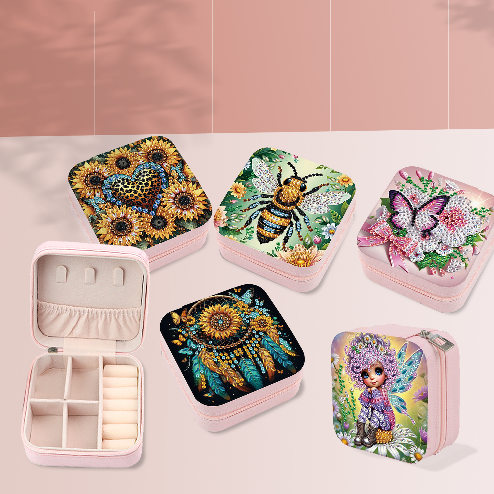 Diamond Painting Jewelry Organ - Women Accessories Box 评论和价格