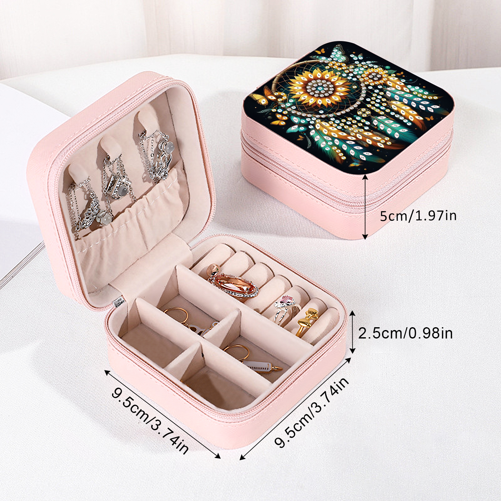 Diamond Painting Jewelry Organ - Women Accessories Box 评论和价格