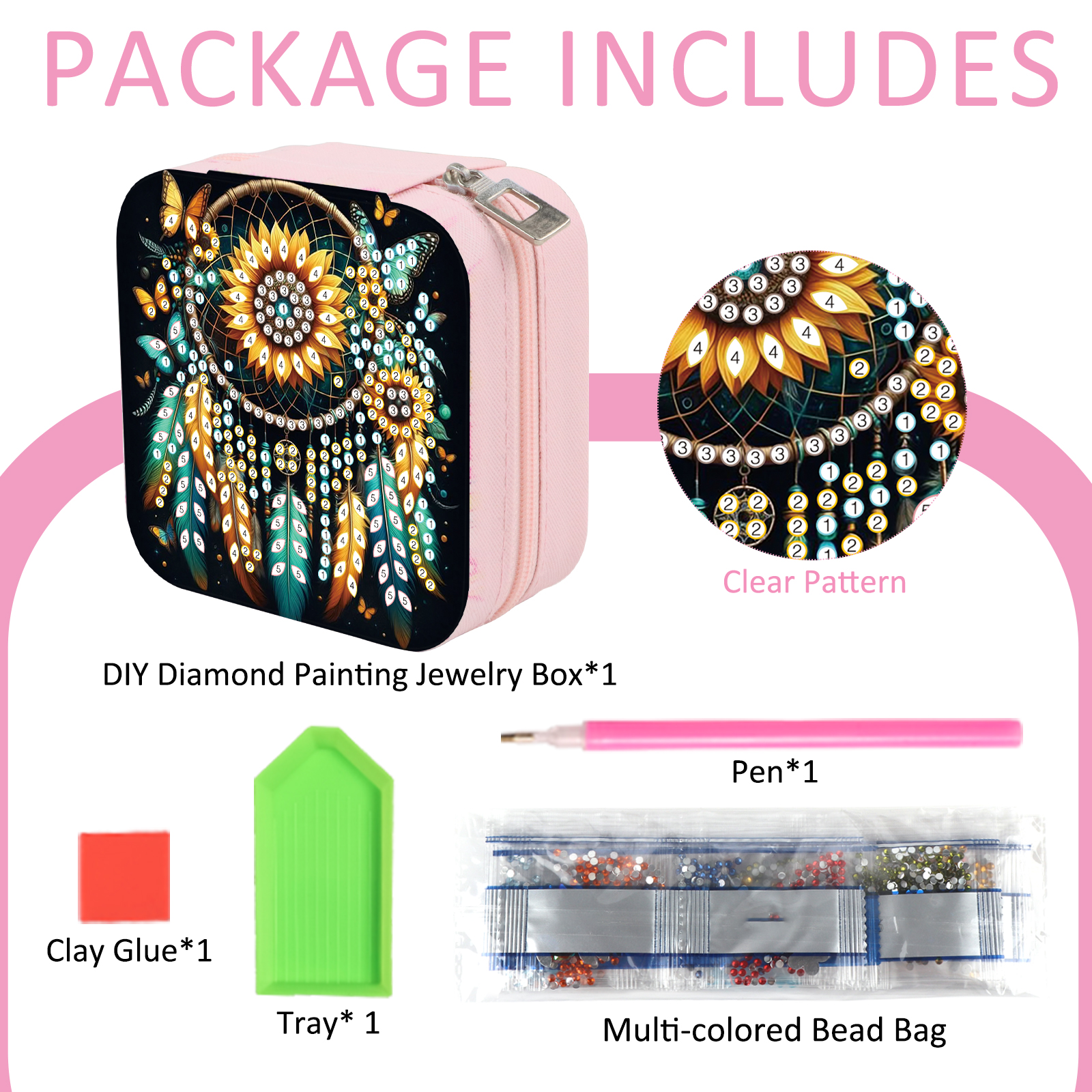 Diamond Painting Jewelry Organ - Women Accessories Box 评论和价格