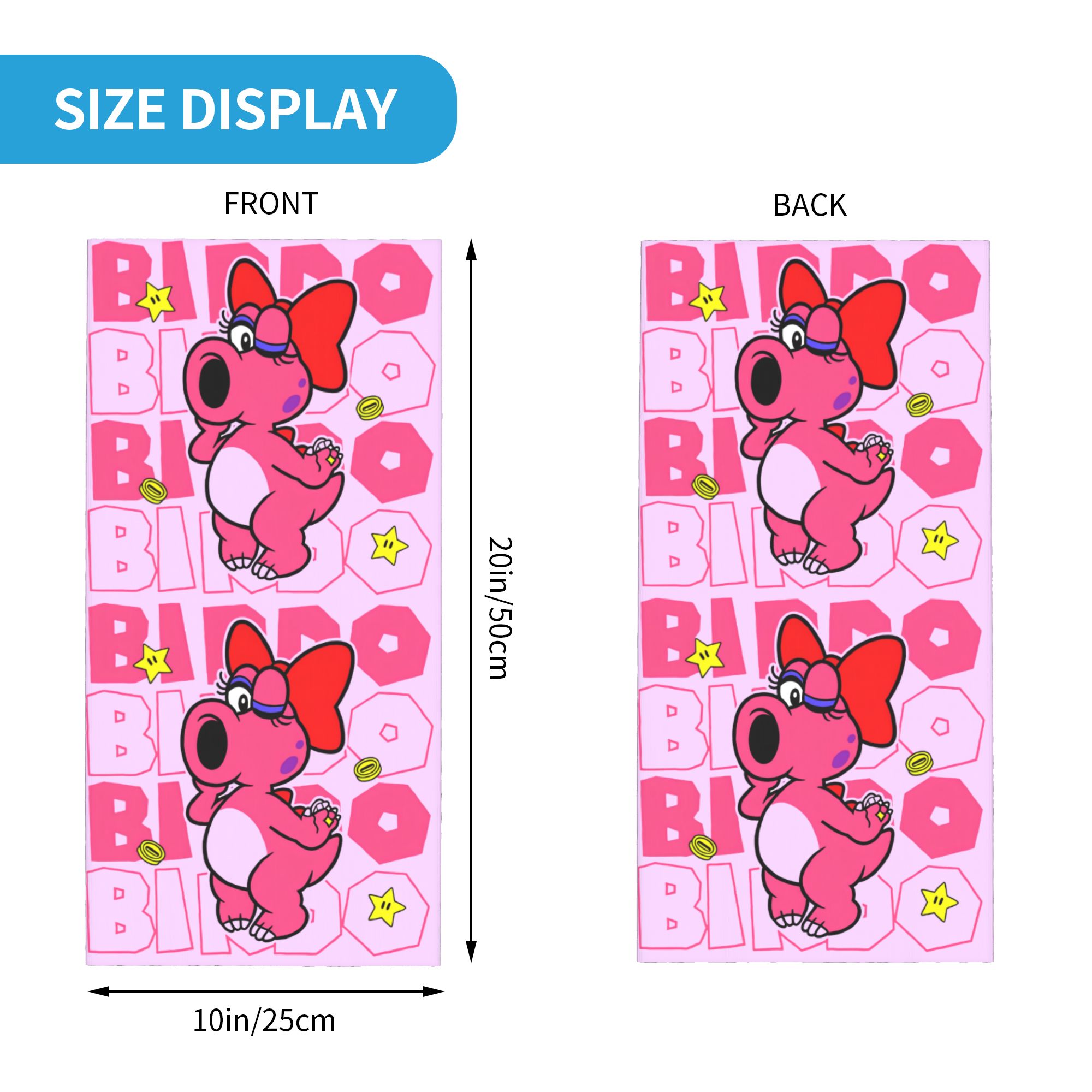 Birdo Mario Anime  Bandana Nec - Women'S Running Accessories 评论和价格