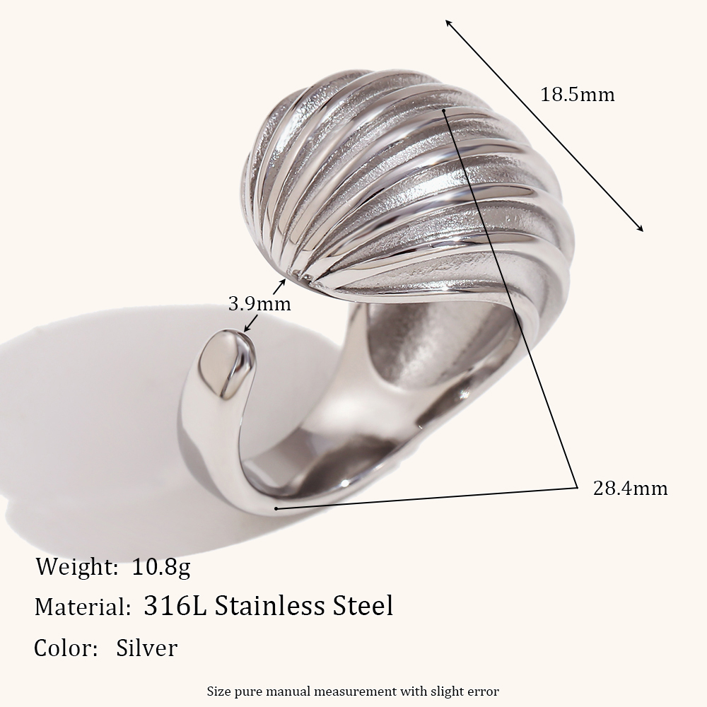 2024 Stainless Steel Rings for - Women Accessories Drawing 评论和价格