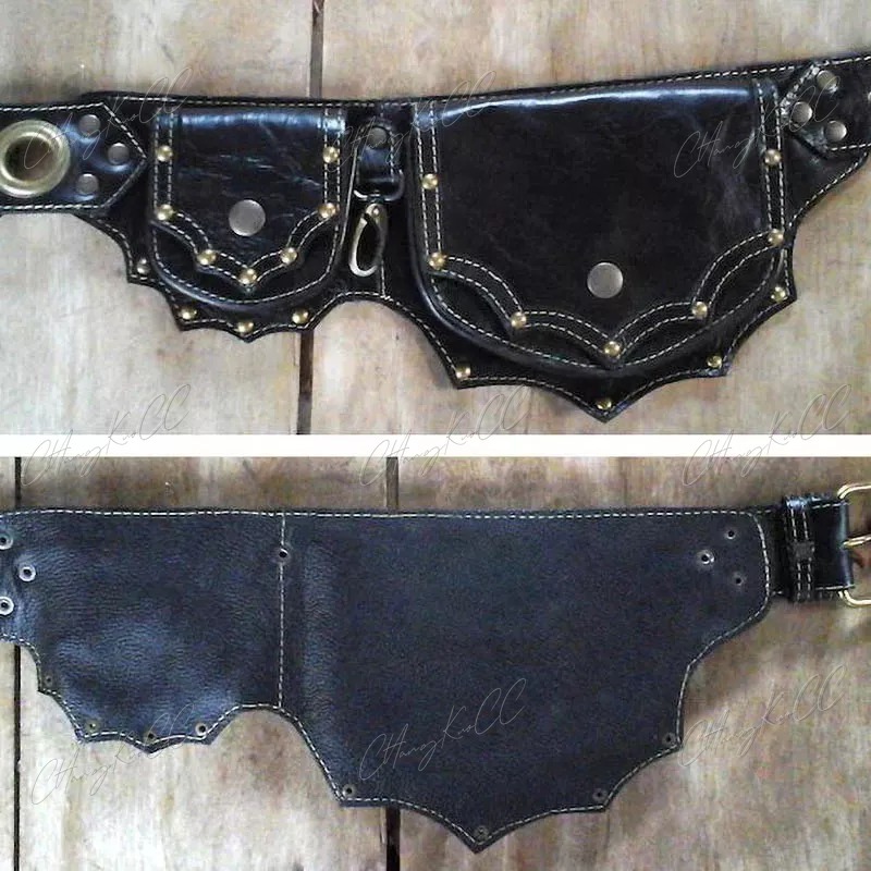 Medieval Steampunk PU Leather  - Women'S Viking Accessories 评论和价格