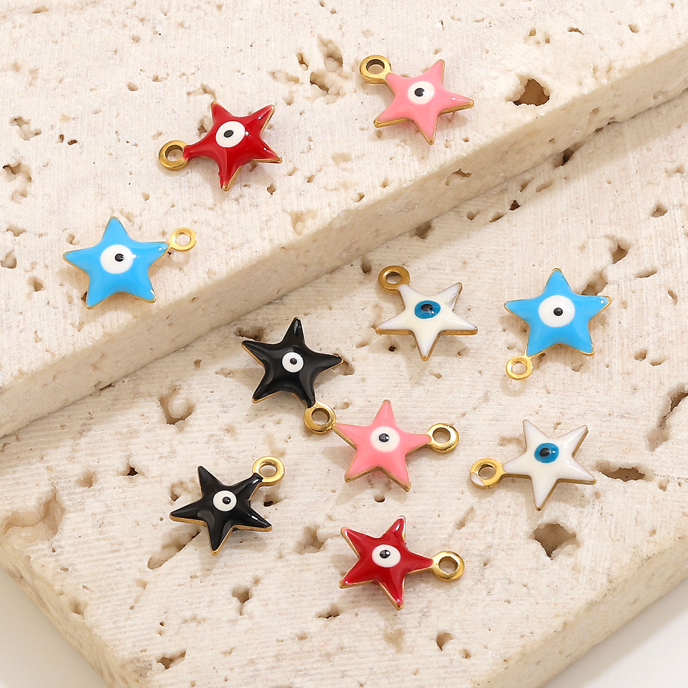 20pcs Stainless Steel Enamel S - Evil Eye Bracelet 评论和价格