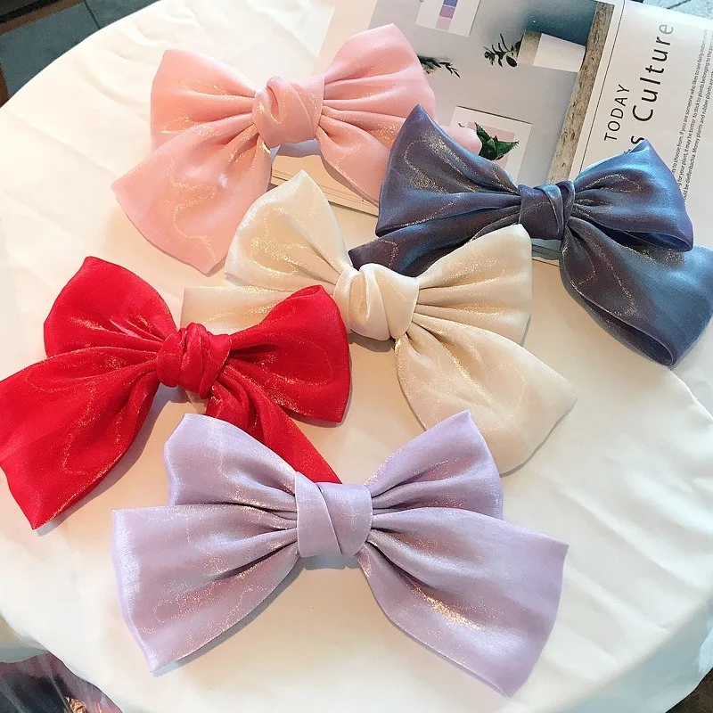 6pcs Oversized Bow Hair Access - Women'S Accessories Uk 评论和价格