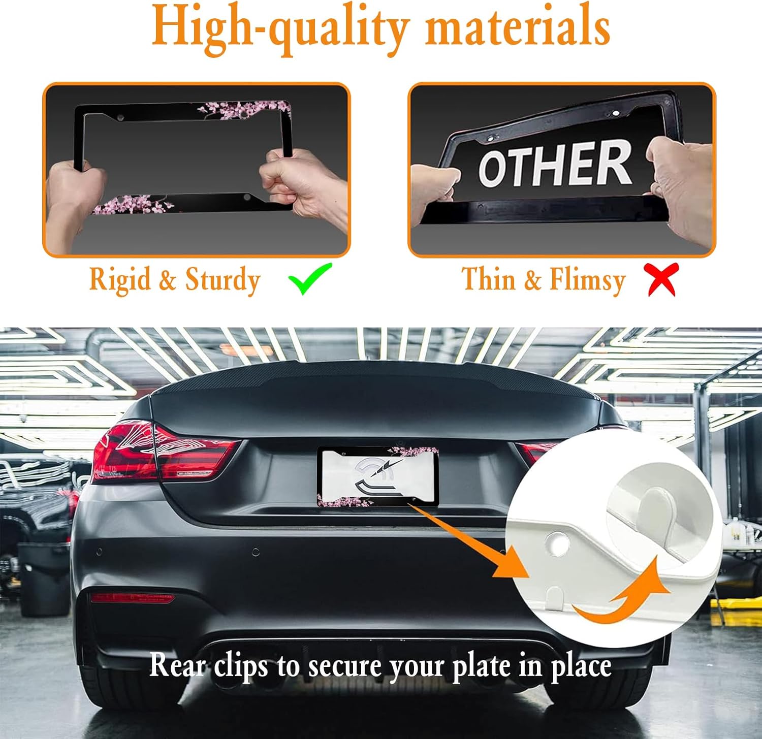 Aluminum License Plate Frame S - Women Accessories Images 评论和价格