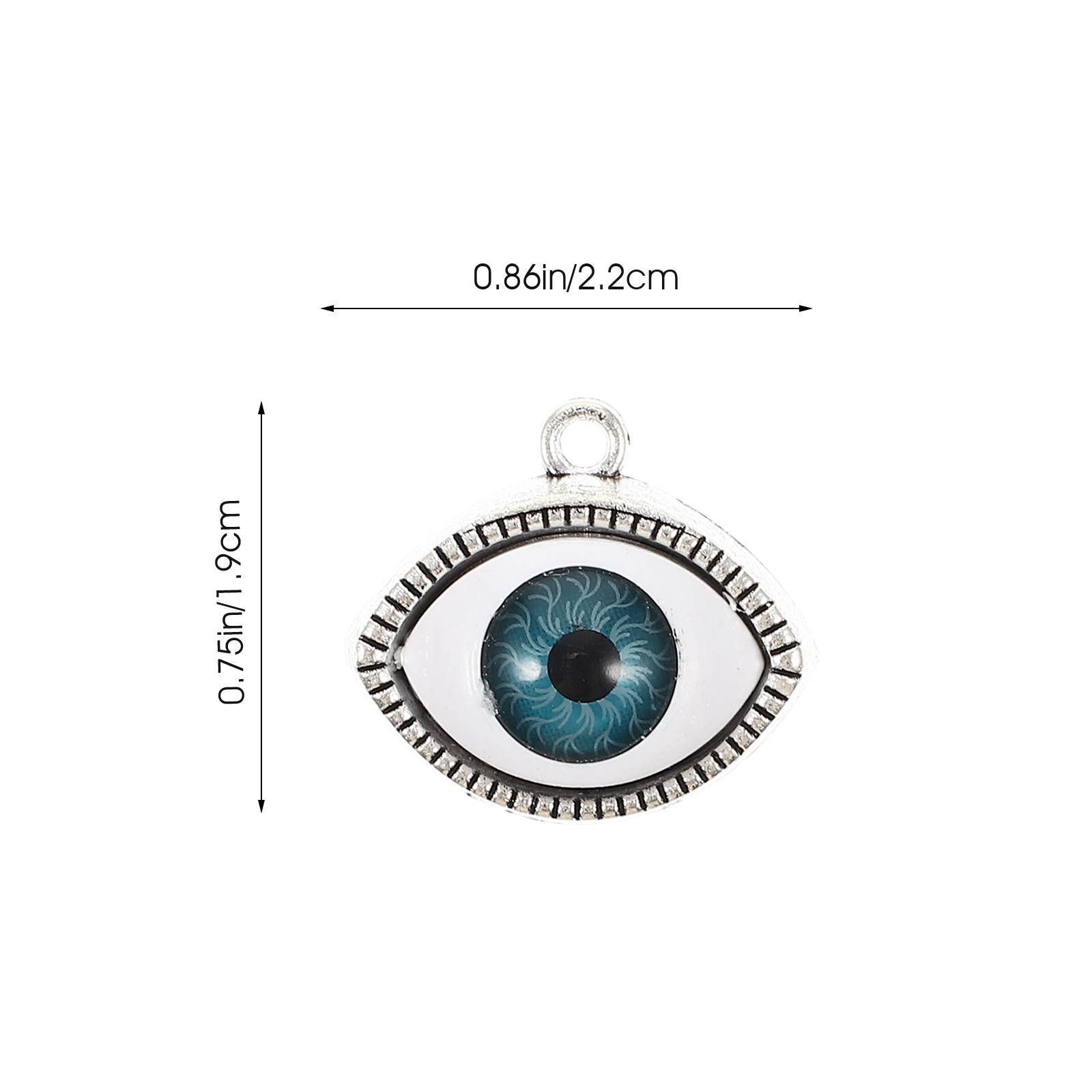 20Pcs Evil Eye Charm Pendants  - Evil Eye Bracelet 评论和价格