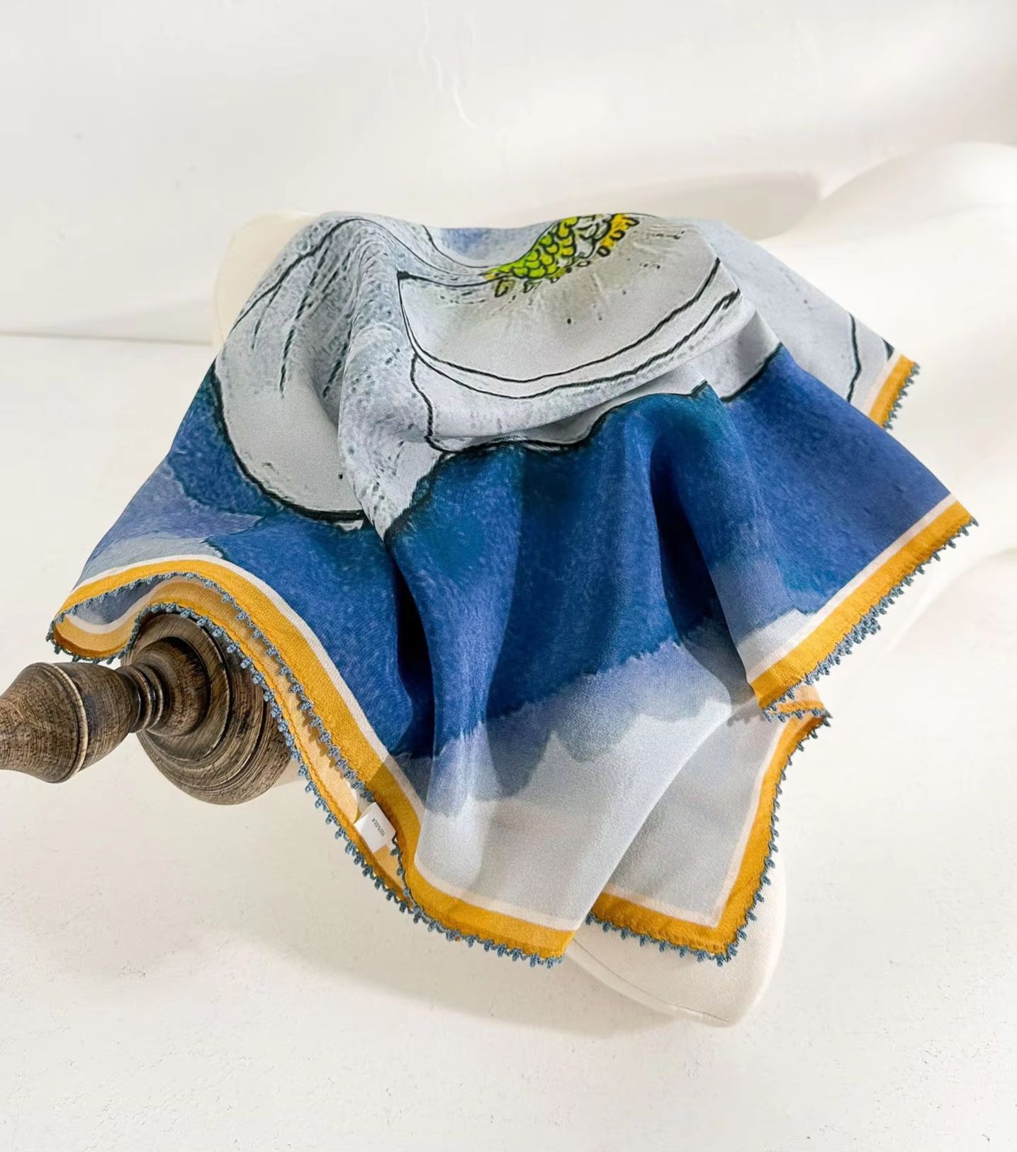 100% Silk Square Scarf for Wom - Accessories Brand For Women 评论和价格