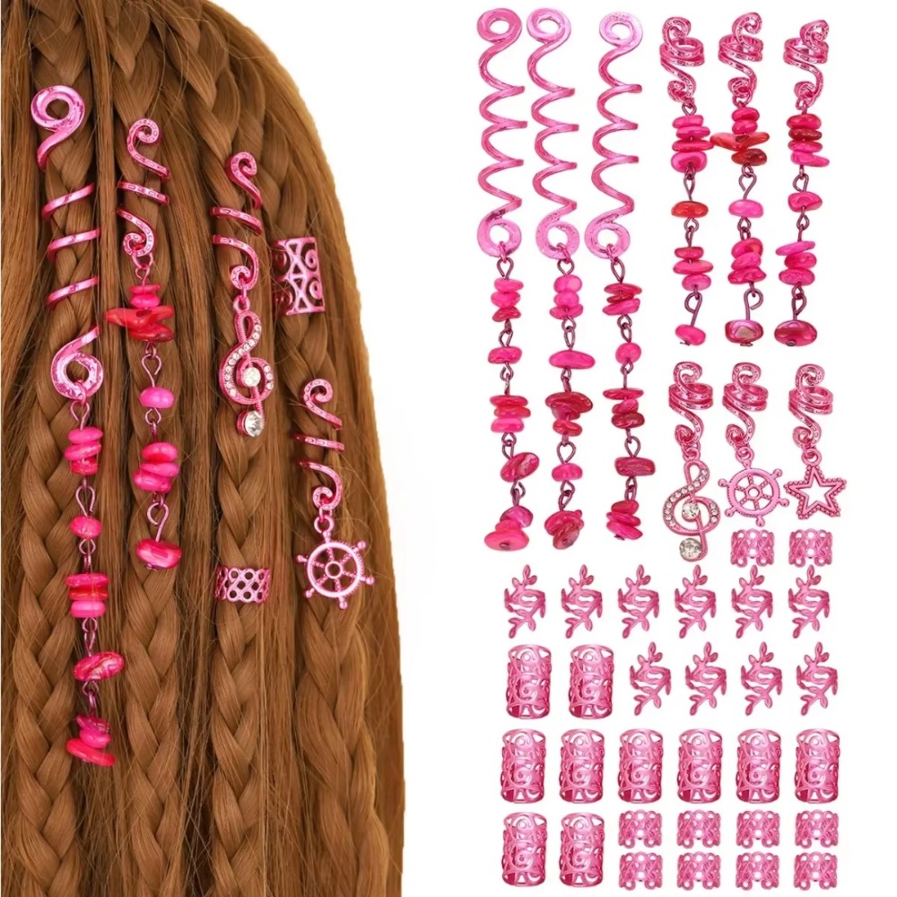 10Pcs Rose Viking Spiral 3D Ch - Women'S Viking Accessories 评论和价格
