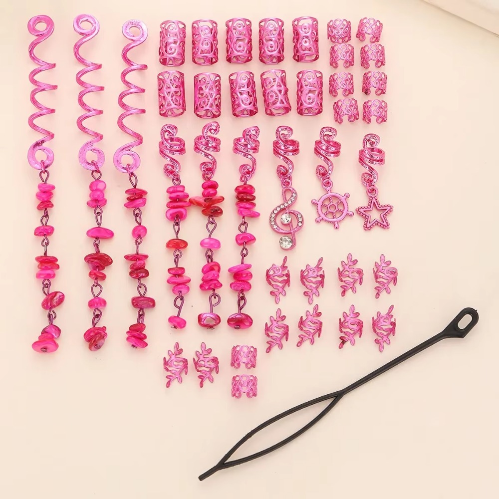 10Pcs Rose Viking Spiral 3D Ch - Women'S Viking Accessories 评论和价格