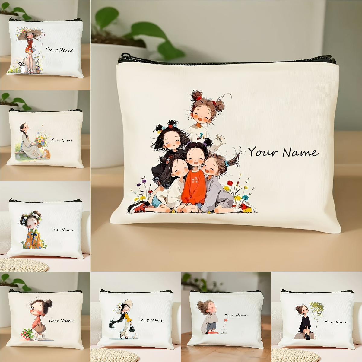Korean-Style Anime Girl Makeup - Women Accessories Organizer 评论和价格
