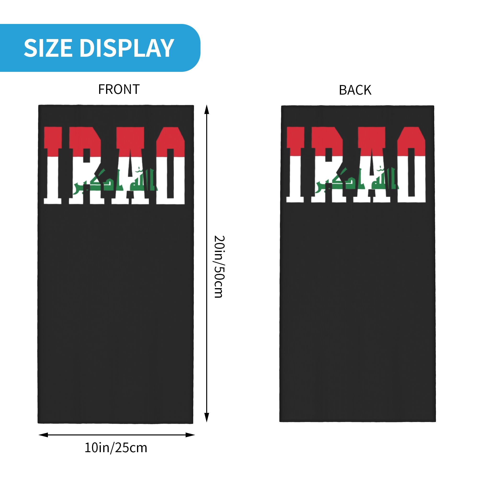 Iraq Flag Magic Scarf Accessor - Women'S Running Accessories 评论和价格