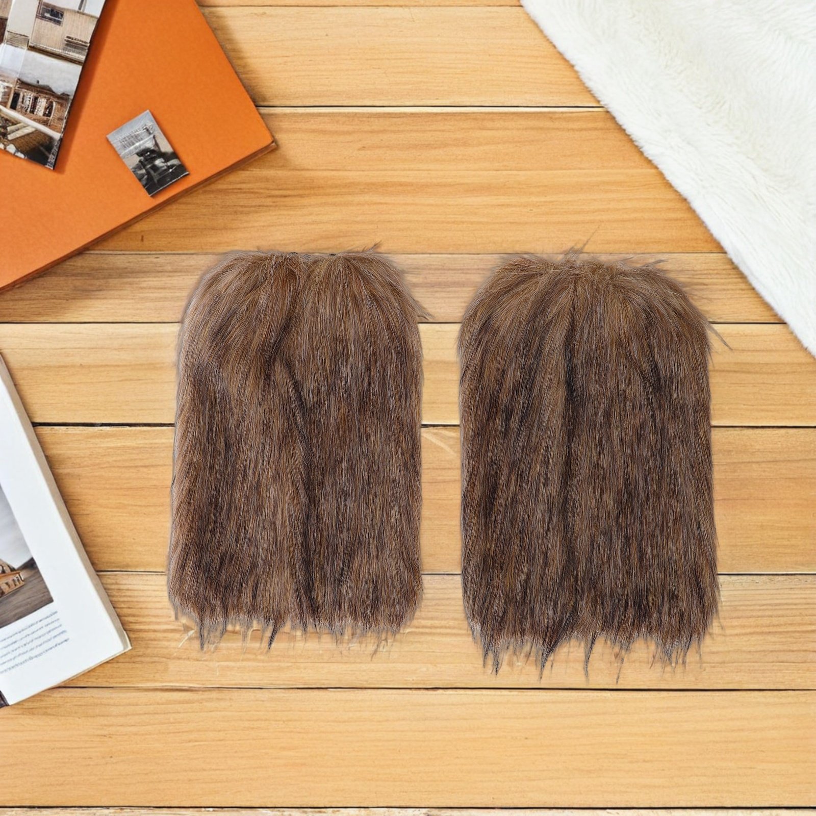 1Pair Viking Boot Covers Faux  - Women'S Viking Accessories 评论和价格