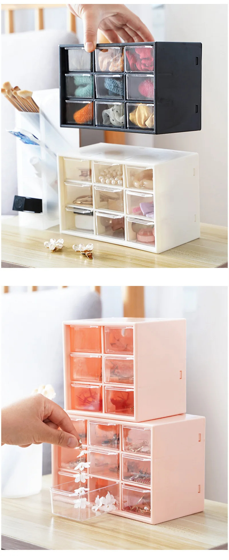 Simple High-Color Desktop Orga - Women Accessories Organizer 评论和价格