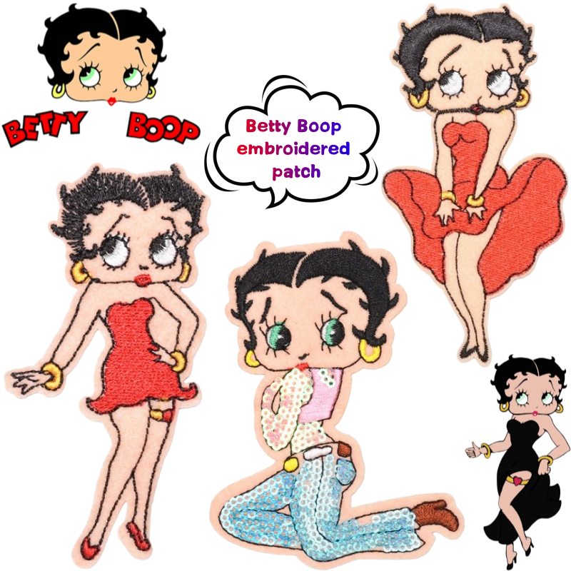 Betty Boop Patch High Color Va - Women'S Accessories Clothing 评论和价格