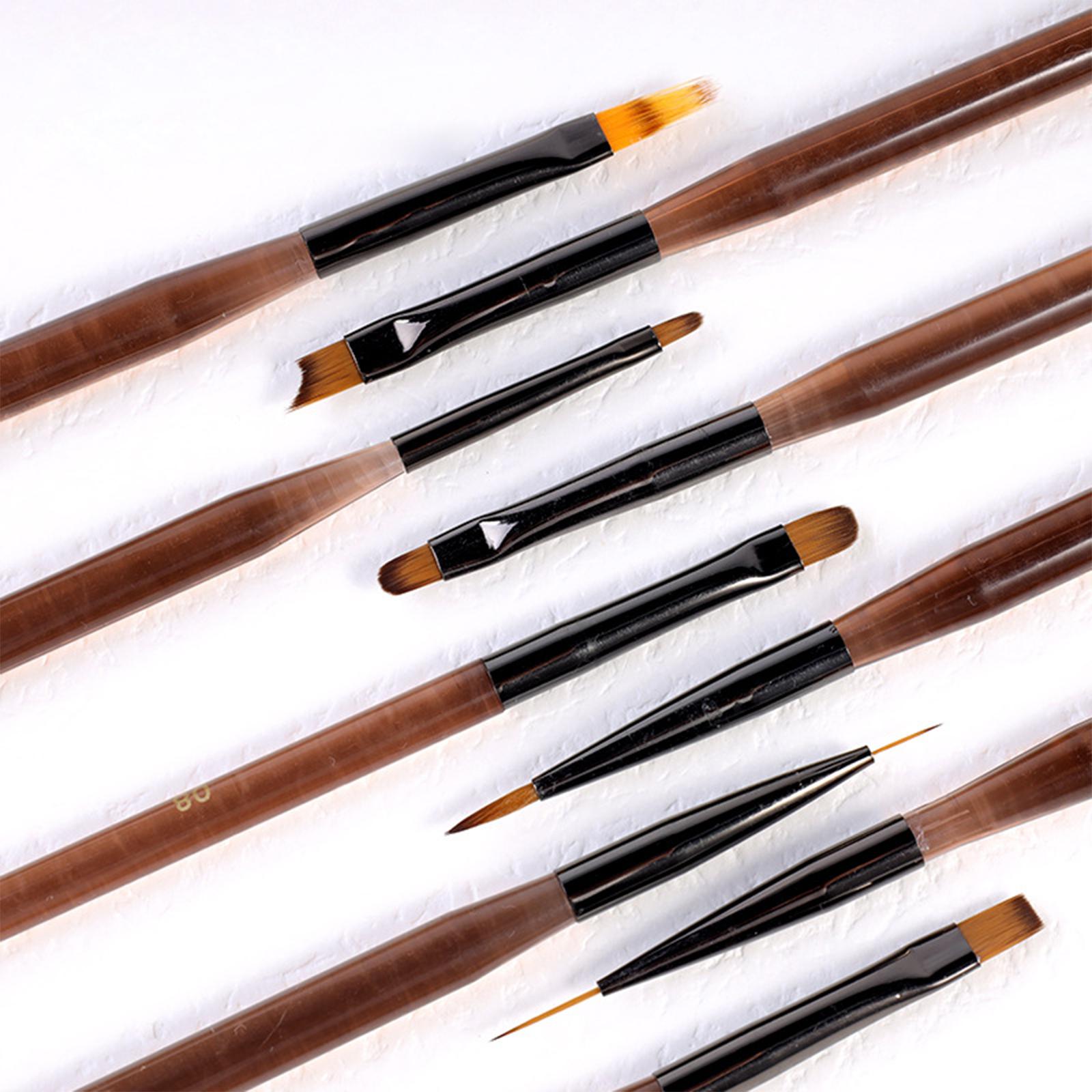 Nail Art Brush Pen Nylon Hair  - Women Accessories Drawing 评论和价格