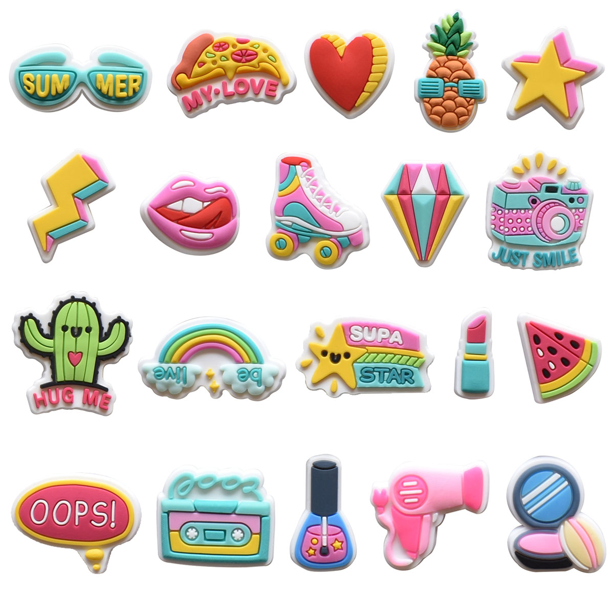 Hot Sales 1Pcs Cute Makeup Sho - Women'S Accessories For Crocs 评论和价格