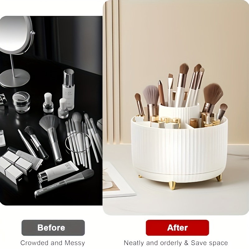 Rotatable Makeup Desktop Cosme - Women Accessories Organizer 评论和价格