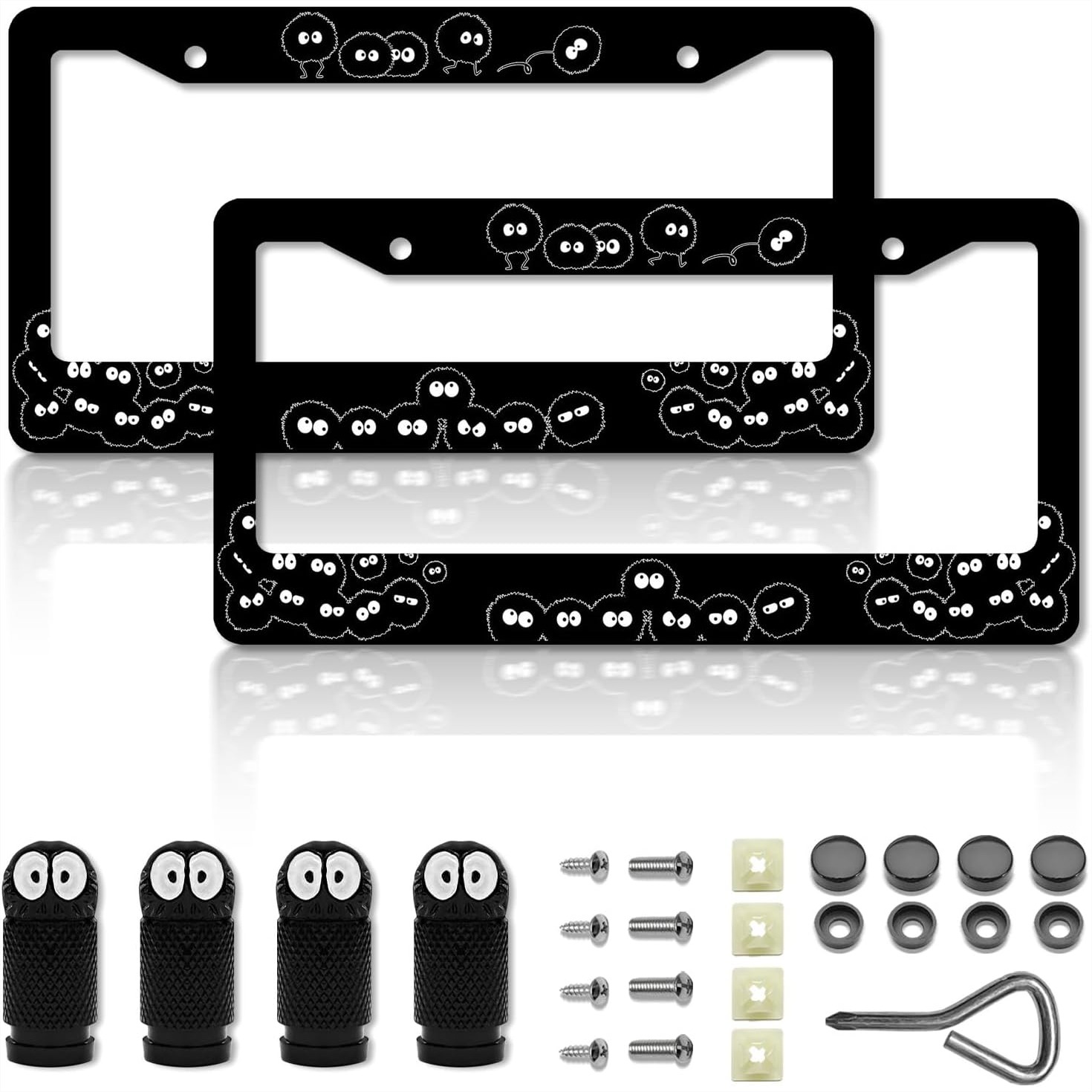 Soot Sprites License Plate Fra - Women Accessories Images 评论和价格