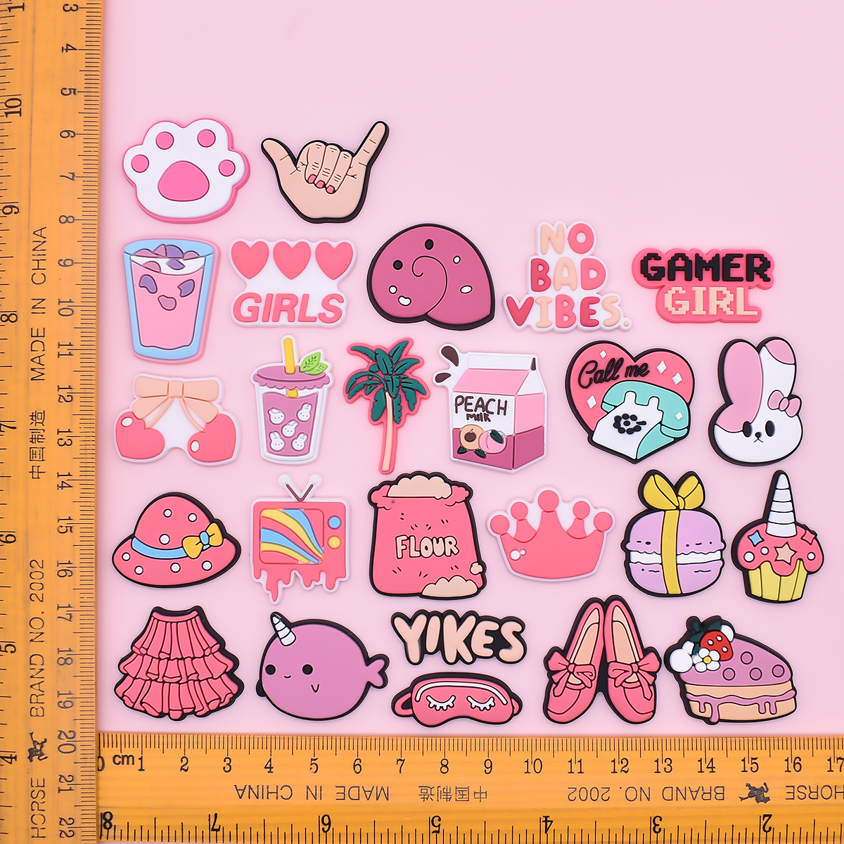 Cute Pink Shoe Charms Decorati - Women'S Accessories For Crocs 评论和价格