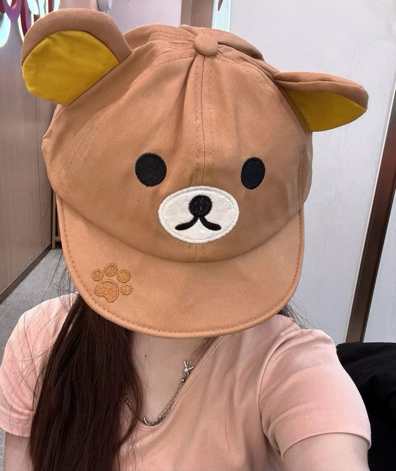 Rilakkuma Bear With Ear Cap Su - Women'S Accessories Clothing 评论和价格