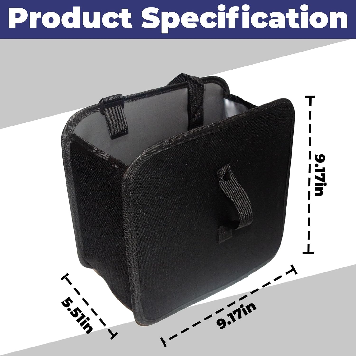 Foldable Car Trash Can, 2 Gall - Women Accessories Images 评论和价格