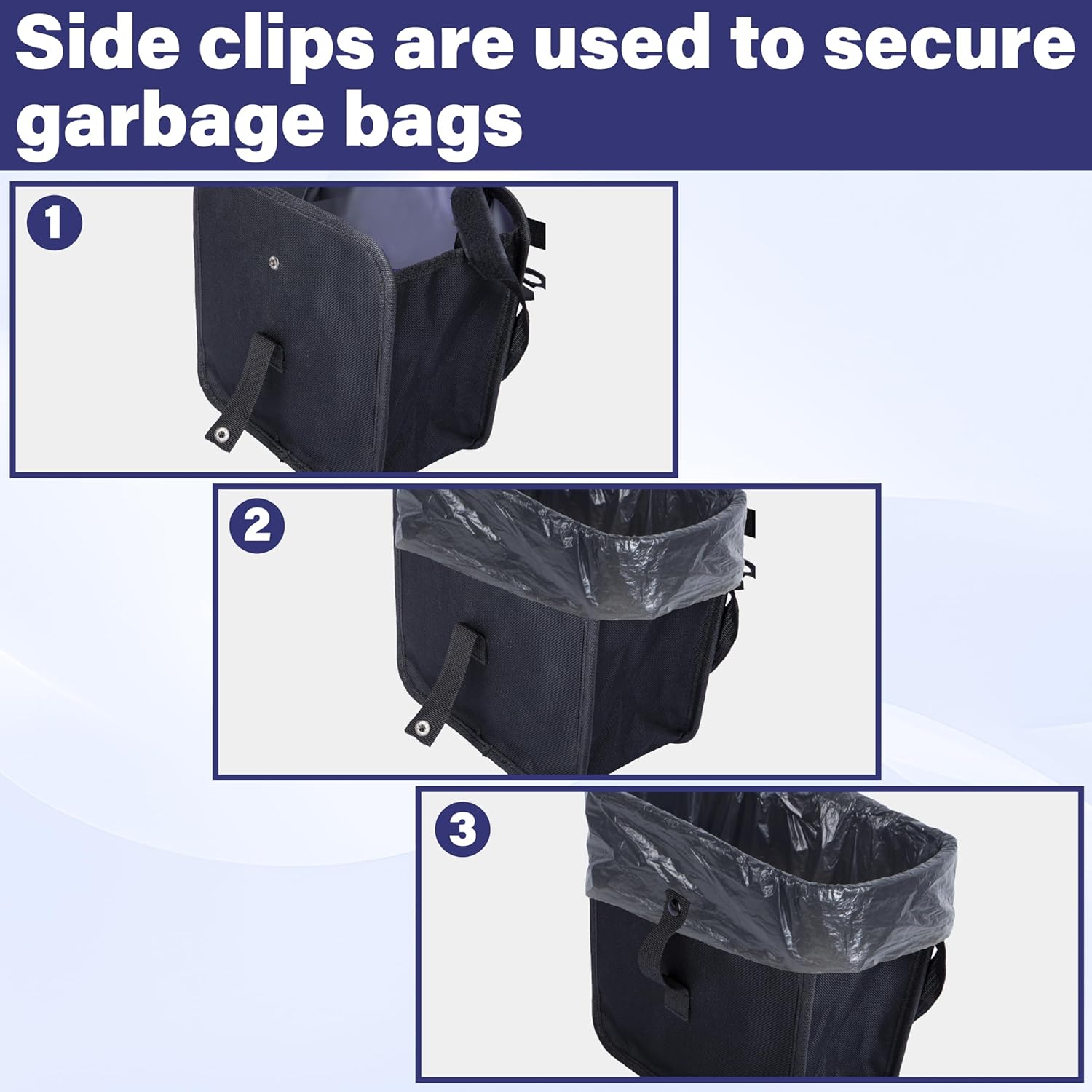 Foldable Car Trash Can, 2 Gall - Women Accessories Images 评论和价格