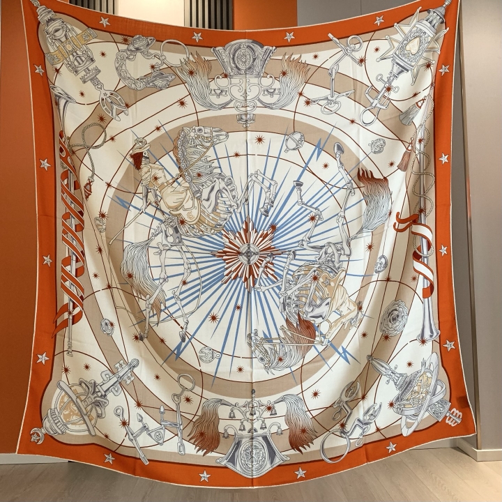 Luxury Brand Scarf Large Silk  - Accessories Brand For Women 评论和价格