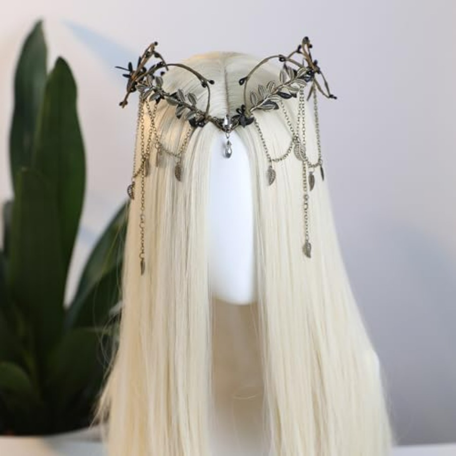 Medieval Elf Headpiece for Wom - Women'S Viking Accessories 评论和价格