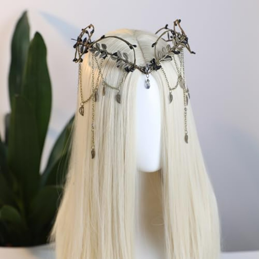 Medieval Elf Headpiece for Wom - Women'S Viking Accessories 评论和价格
