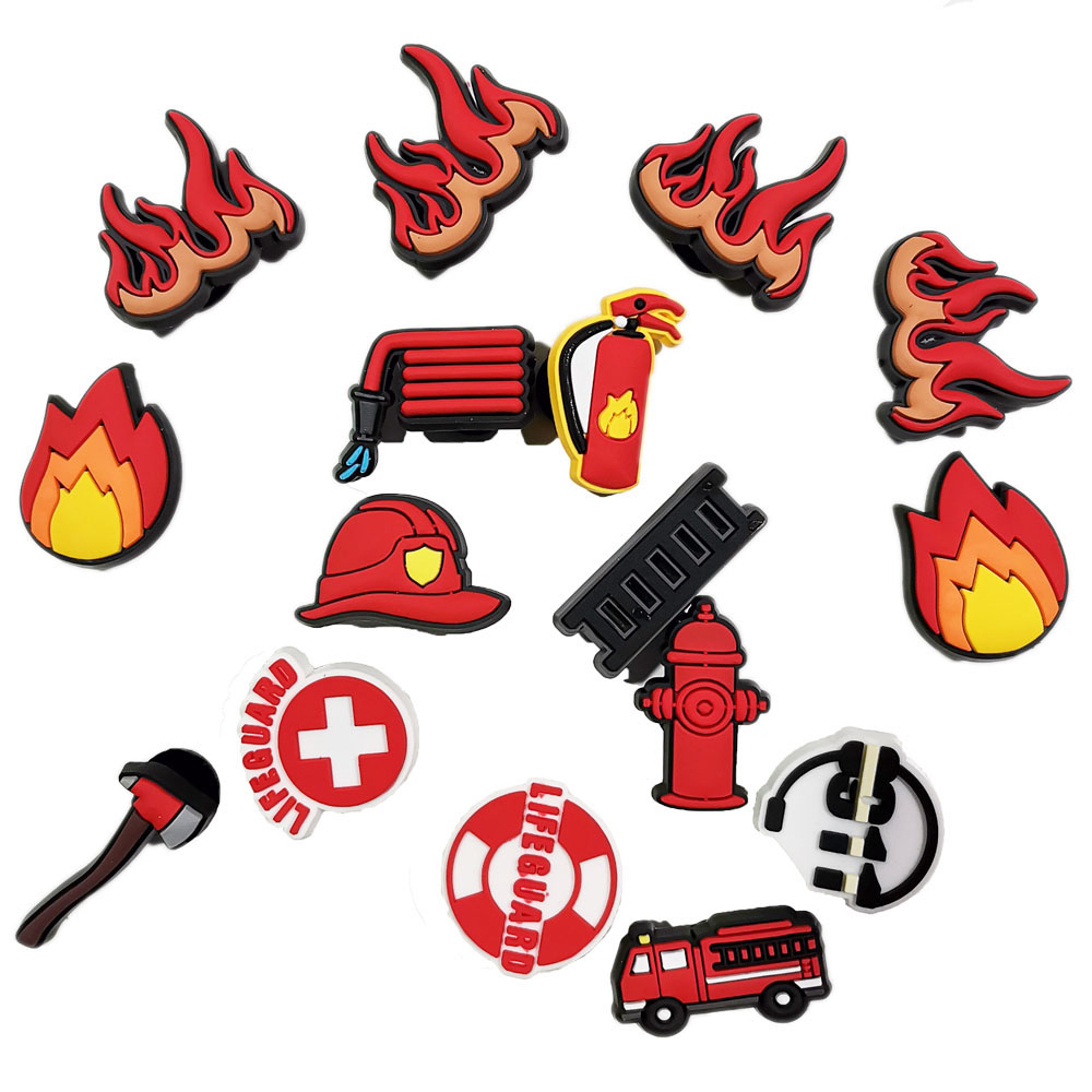 Fireman Shoe Charms for Crocs  - Women'S Accessories For Crocs 评论和价格