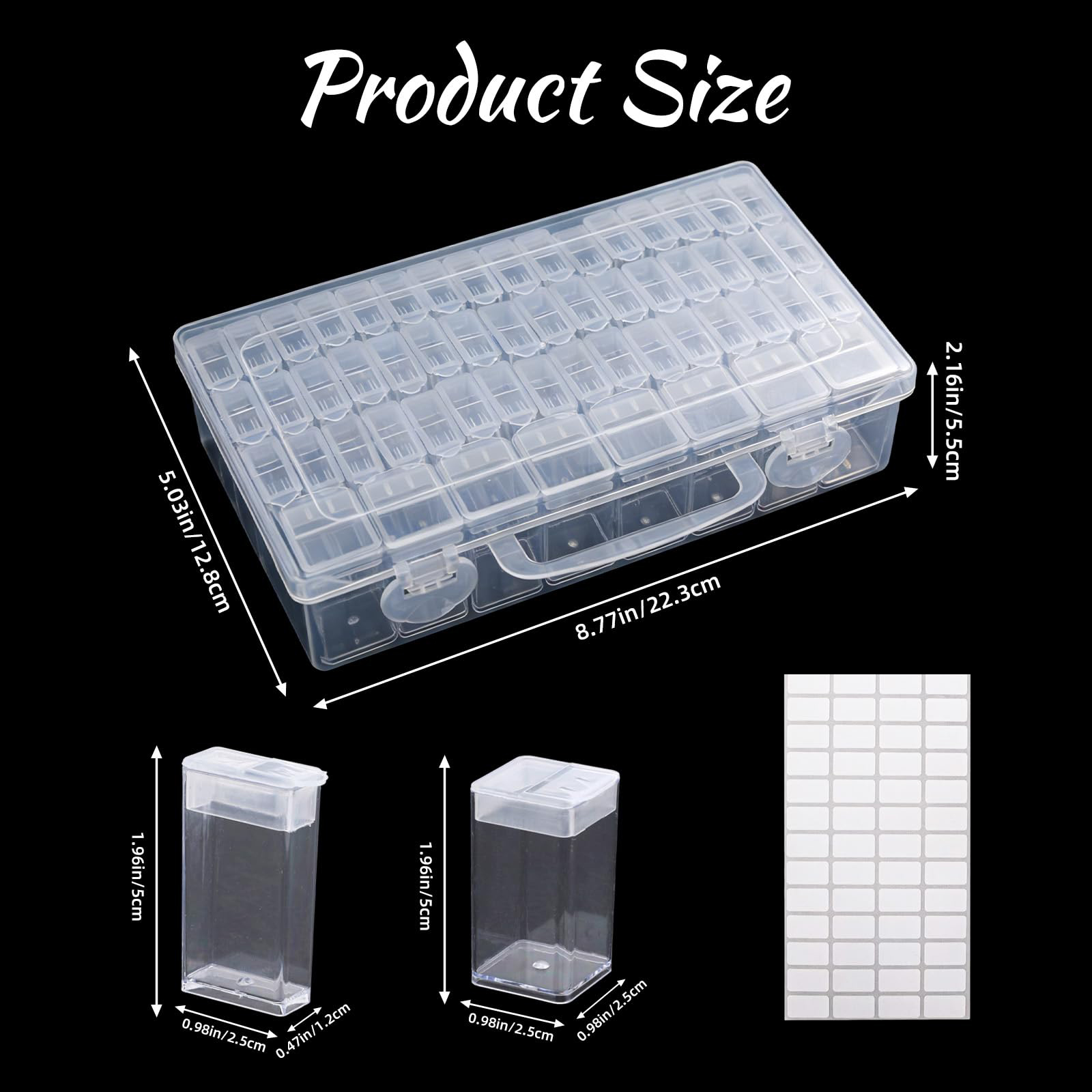 56/64-Grid Diamond Painting St - Women Accessories Box 评论和价格