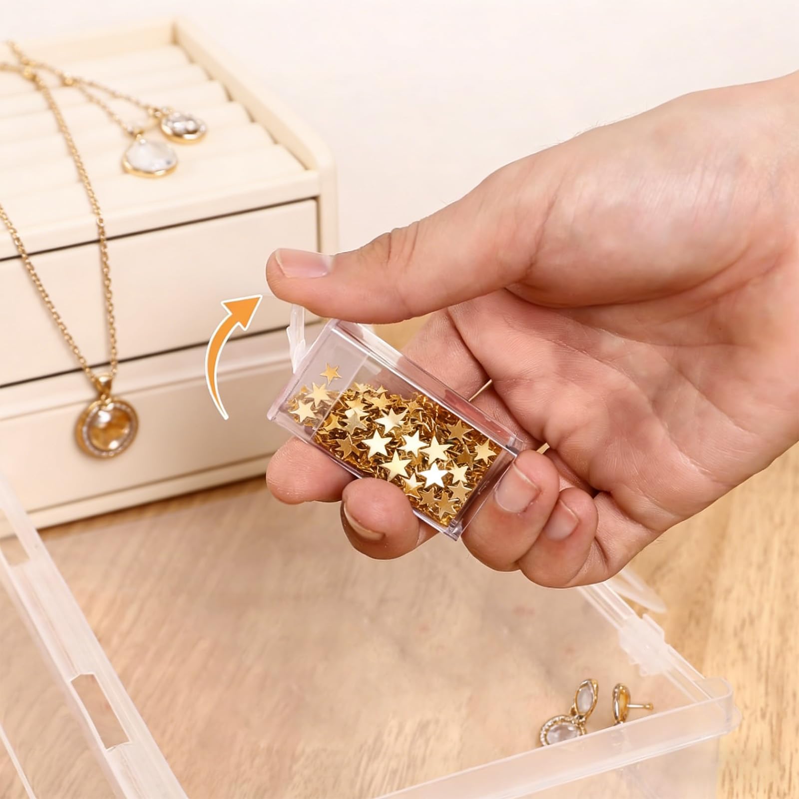 56/64-Grid Diamond Painting St - Women Accessories Box 评论和价格