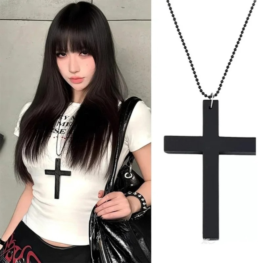 Fashion Punk Gothic Wood Cross - Women'S Y2K Accessories 评论和价格