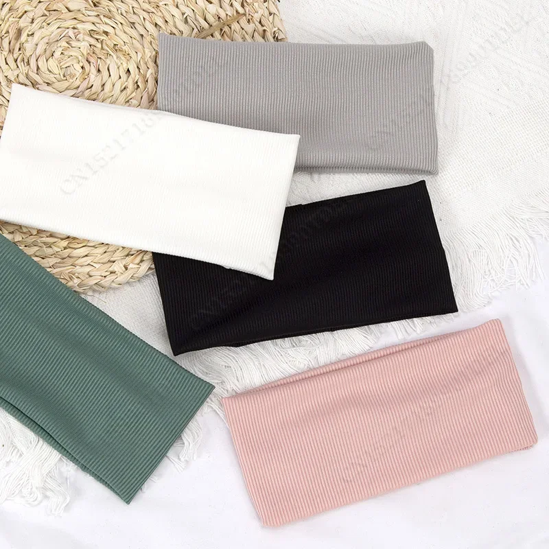 Elastic Solid Color Hair Bands - Women'S Running Accessories 评论和价格