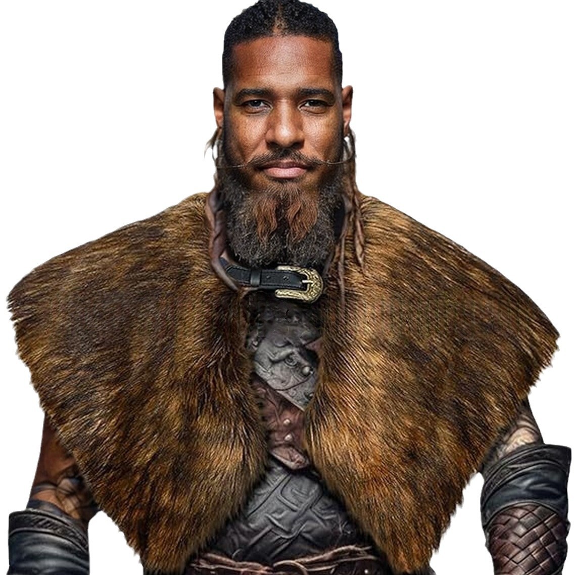 Fur Collar Winter Clothing Kin - Women'S Viking Accessories 评论和价格