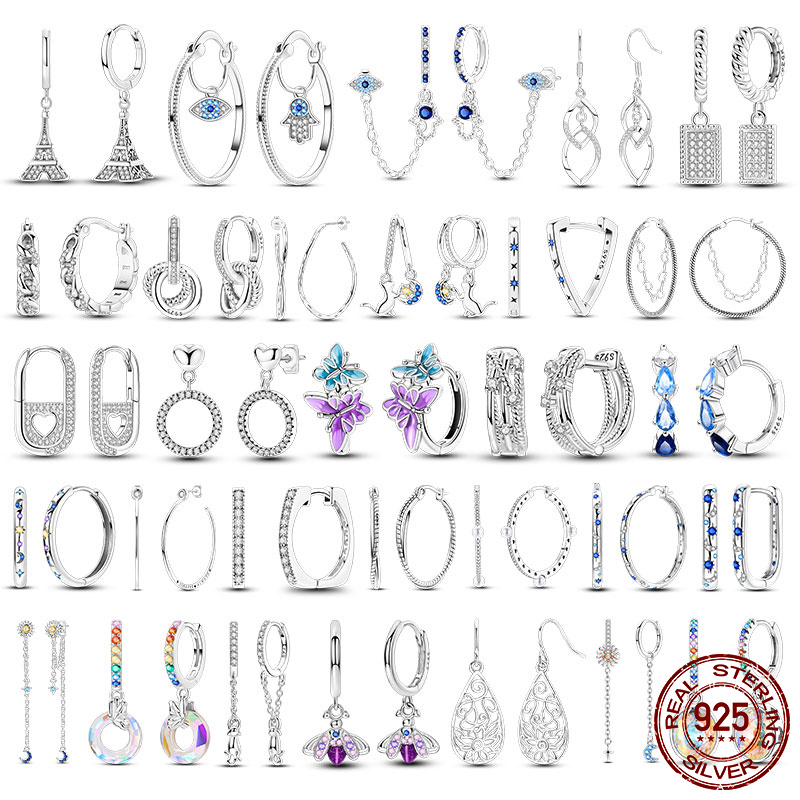 925 Sterling Pendant Earrings  - Evil Eye Bracelet 评论和价格