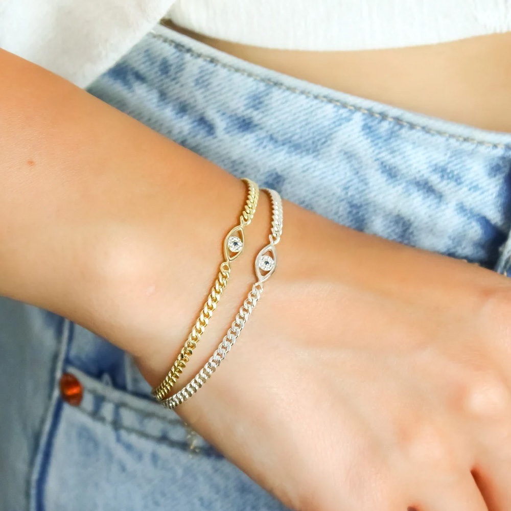 Stonefans Simple Evil Eye Brac - Evil Eye Bracelet 评论和价格