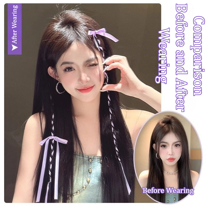 2/4PCS Ribbon Bow Boxing Braid - Women'S Y2K Accessories 评论和价格