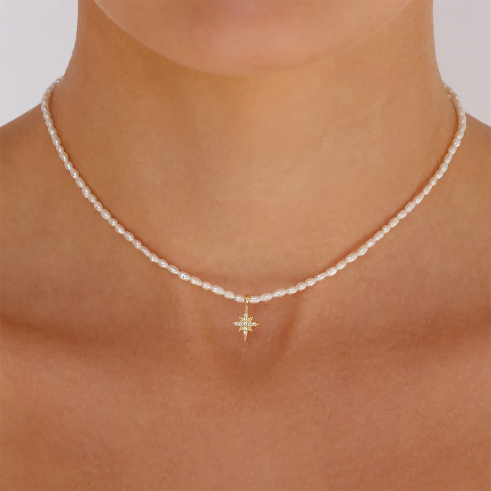 BOAKO Pearl Necklace Silver 92 - Evil Eye Bracelet 评论和价格