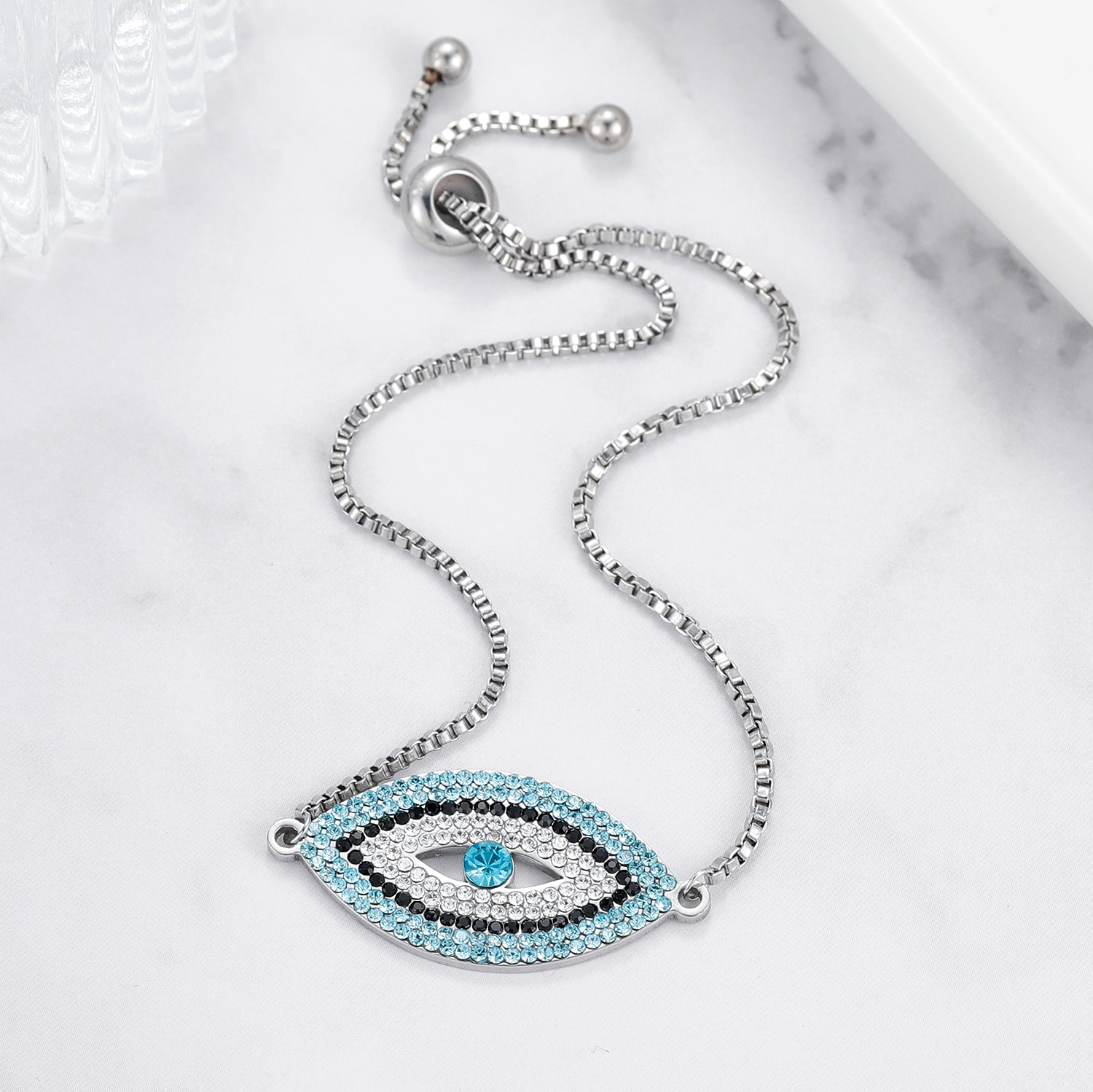 Evil Eye Charm Bracelet for Wo - Evil Eye Bracelet 评论和价格
