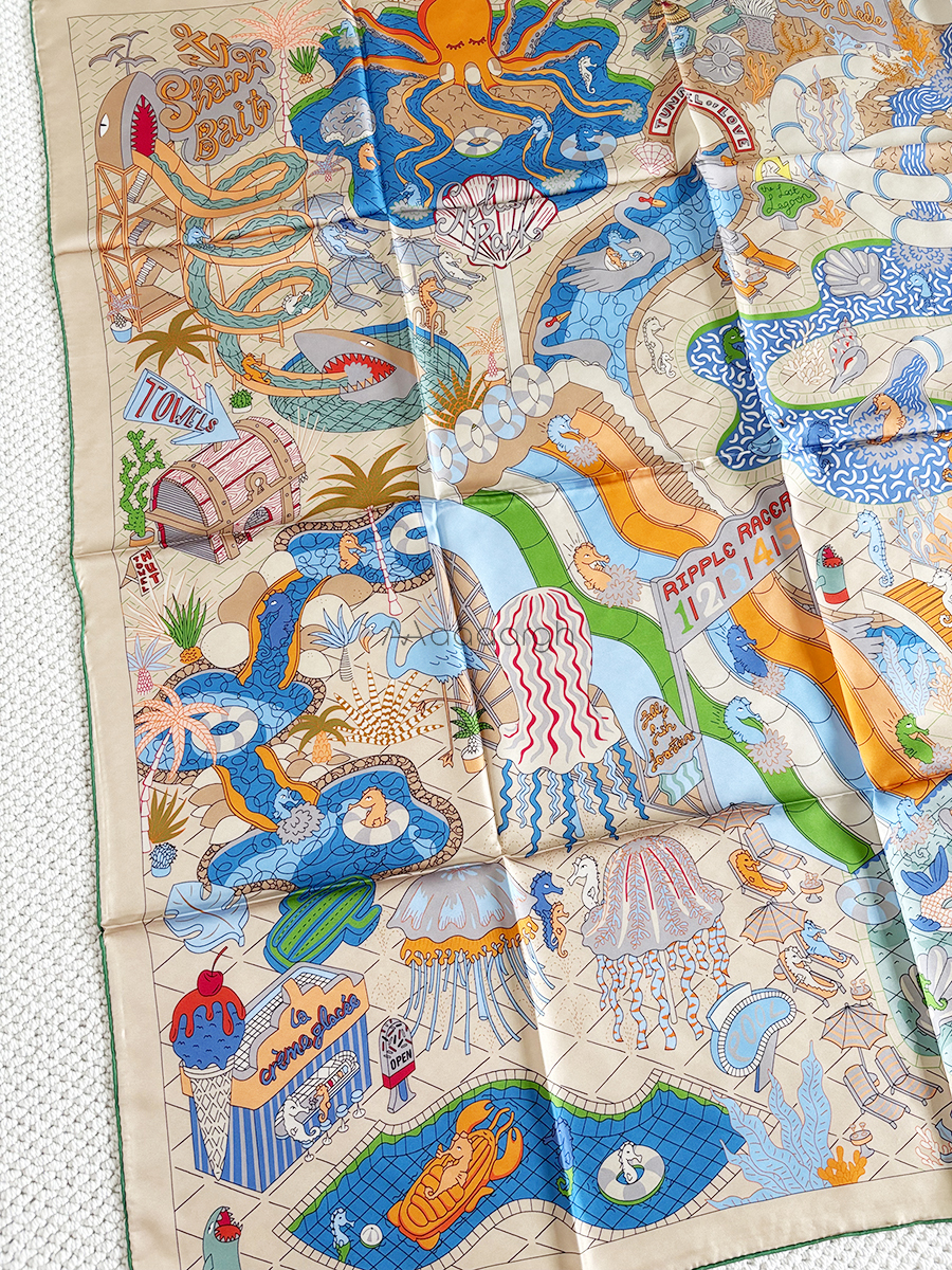 Large Silk Scarf Wraps Luxury  - Accessories Brand For Women 评论和价格