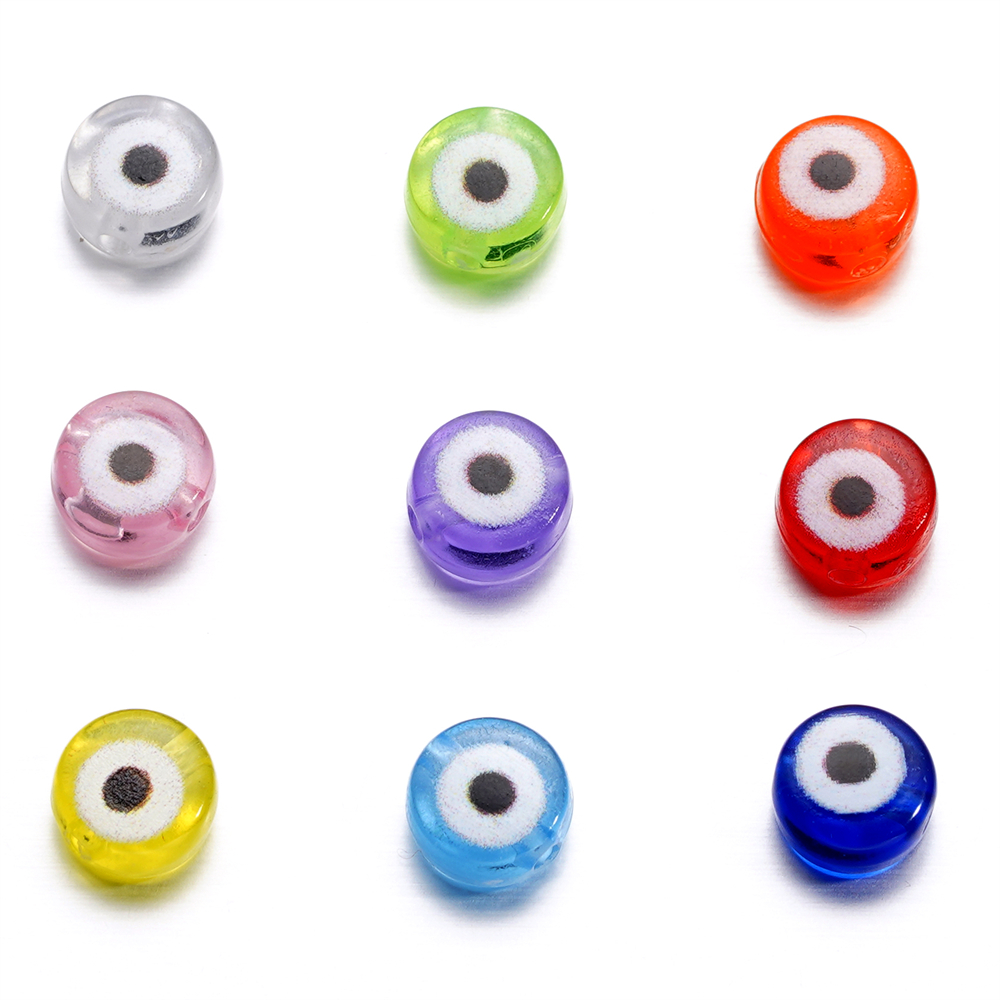 30pcs/Lot 4x7mm Oval Beads Evi - Evil Eye Bracelet 评论和价格