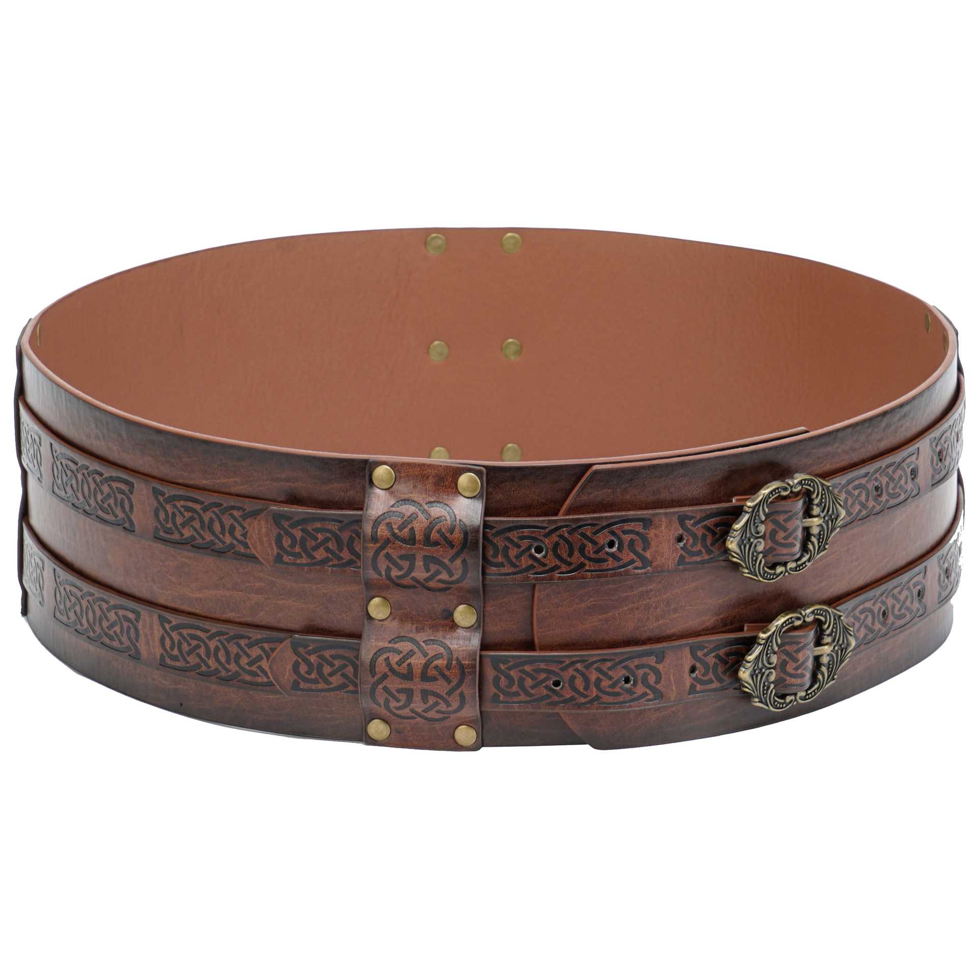 Men Women Runic Leather Belt D - Women'S Viking Accessories 评论和价格