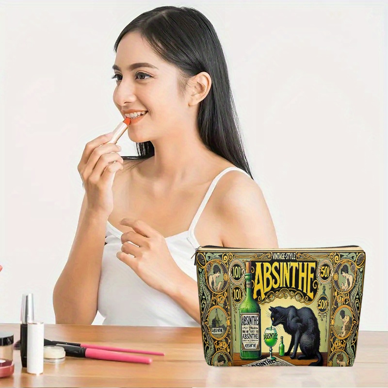 1 Piece, Black Cat and Absinth - Women Accessories Organizer 评论和价格