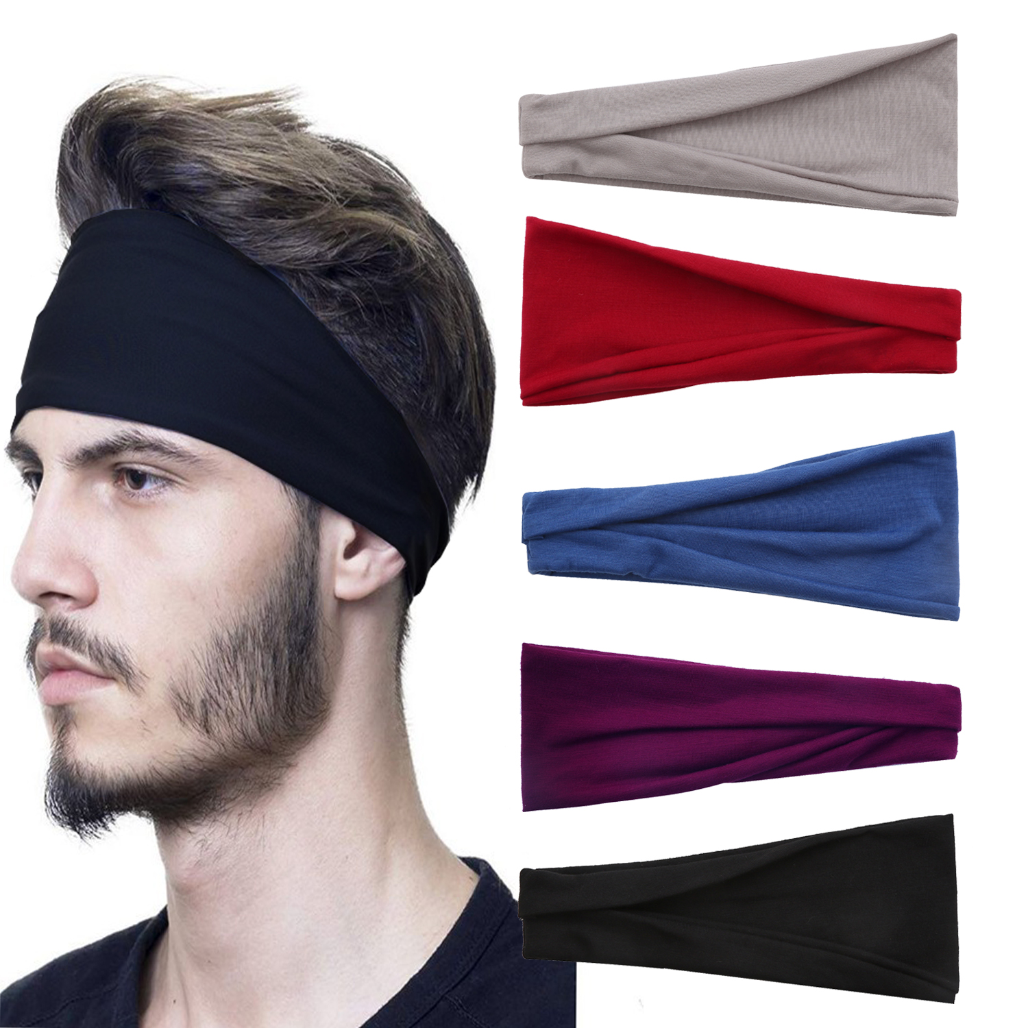 Sports Elastic Headbands for M - Women'S Running Accessories 评论和价格