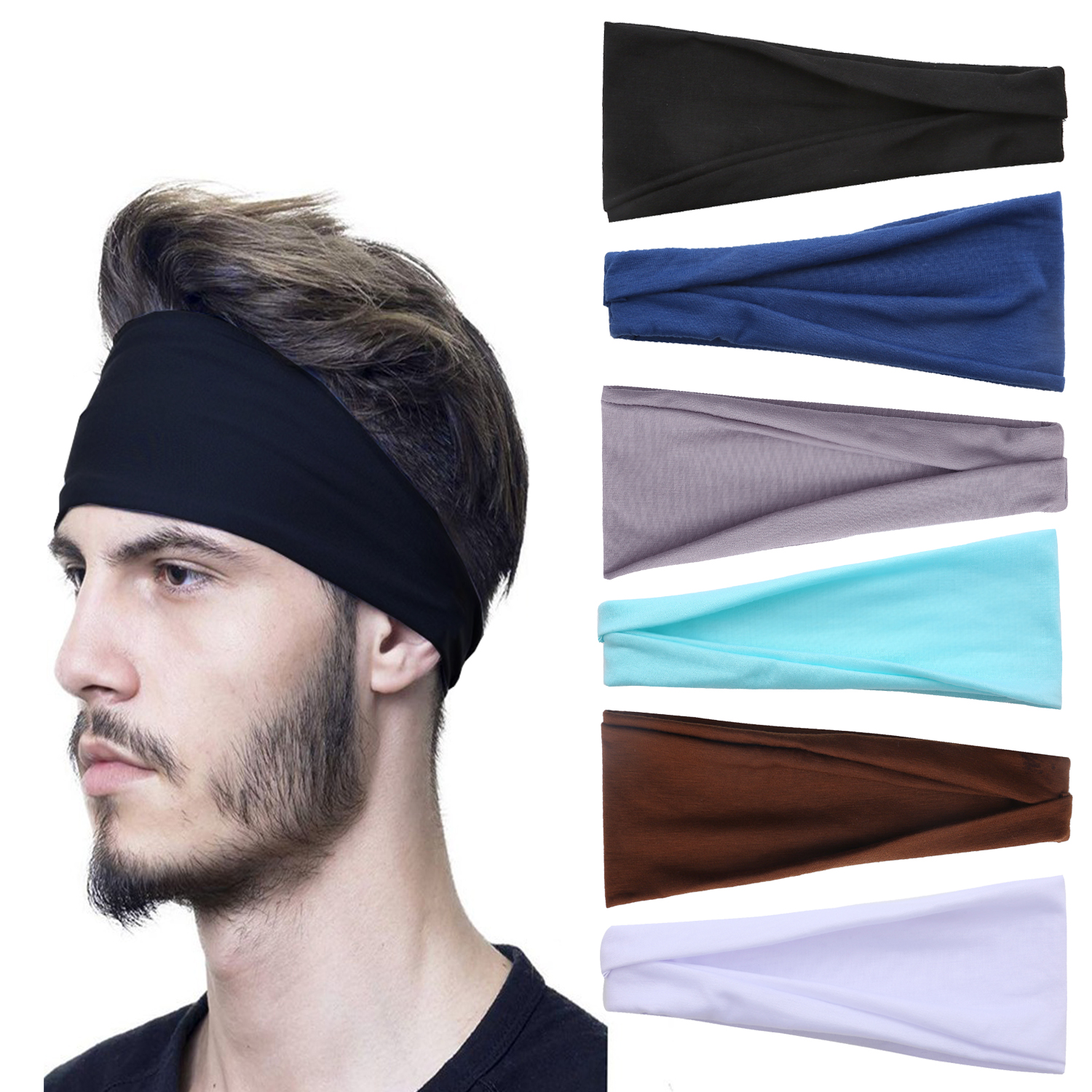 Sports Elastic Headbands for M - Women'S Running Accessories 评论和价格